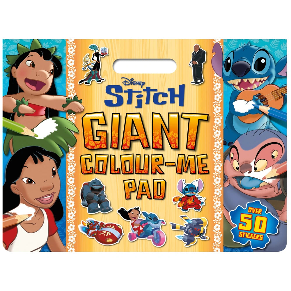 Disney Stitch Giant Colour-Me Pad