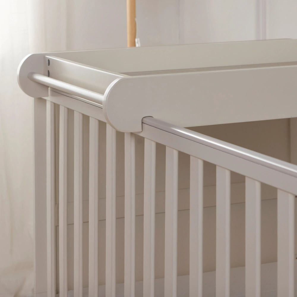 Baby Elegance Haddington Cot Bed With Changing Unit Stone