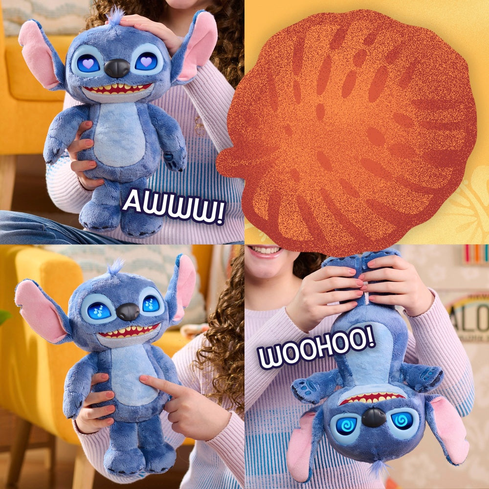 Disney Stitch Many Moods Stitch 35Cm Interactive Plush Soft Toy