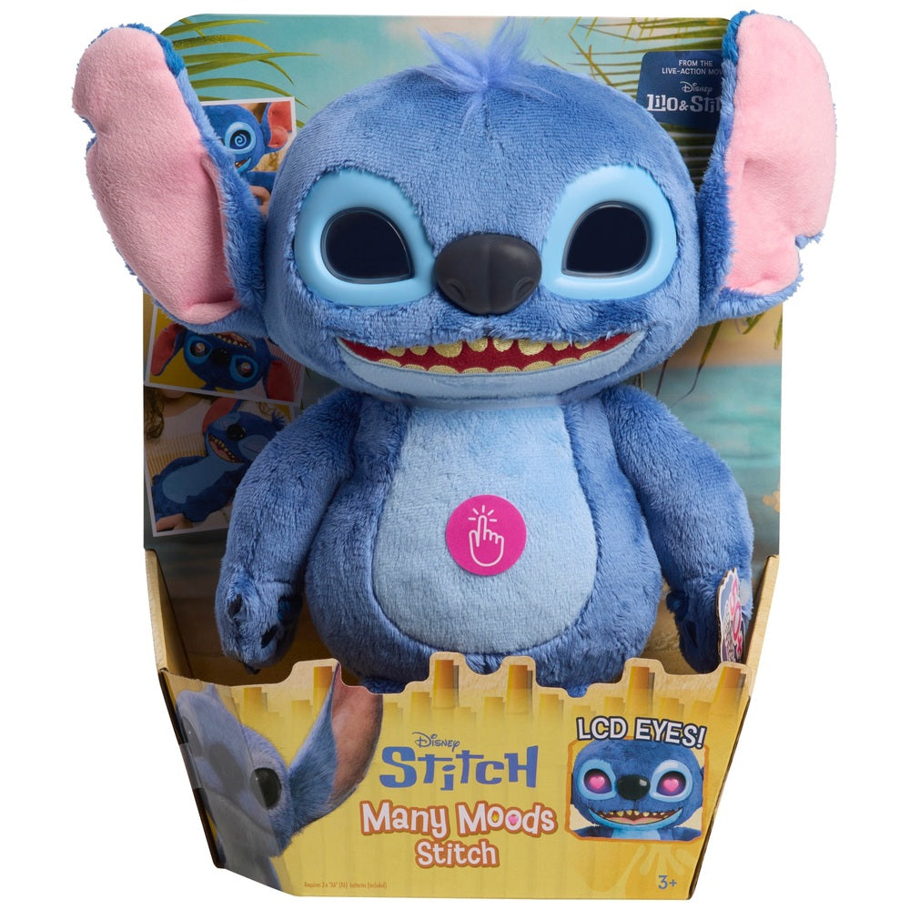 Disney Stitch Many Moods Stitch 35Cm Interactive Plush Soft Toy