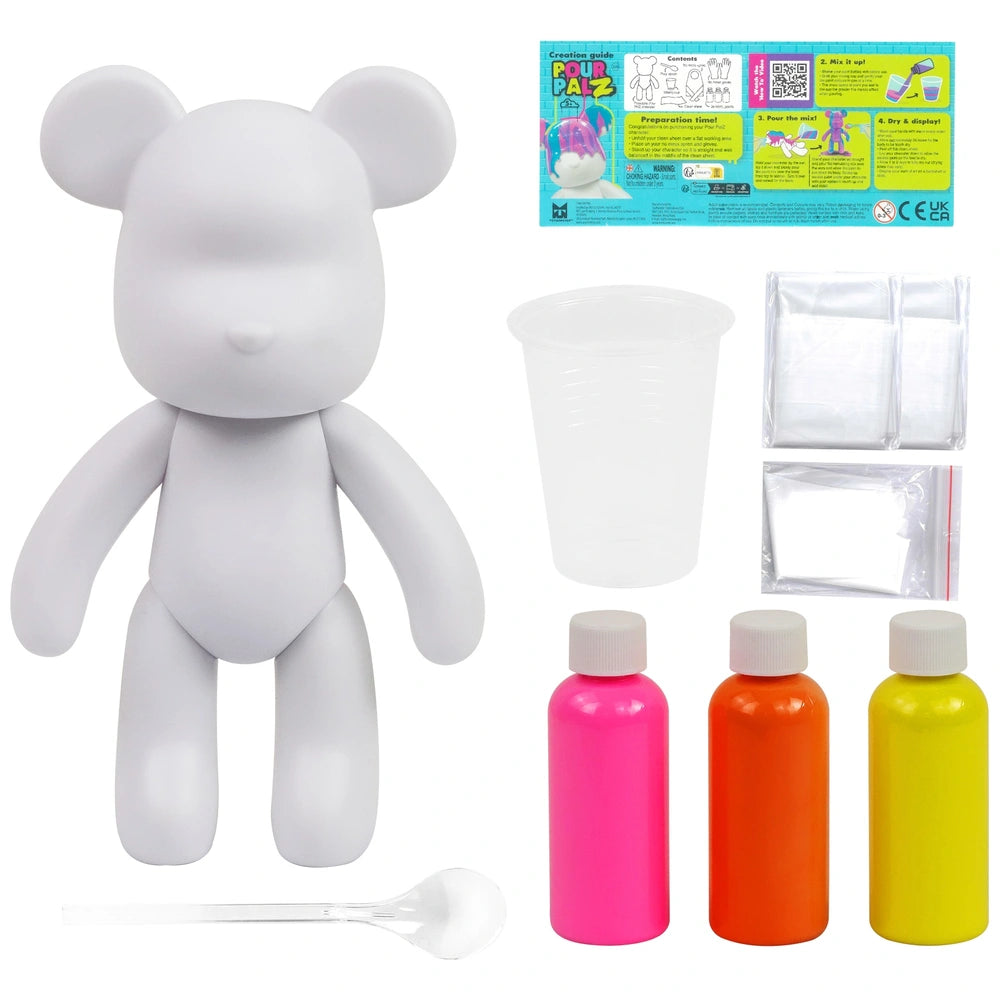Pour Palz Paint Marble Bear Mango Magic