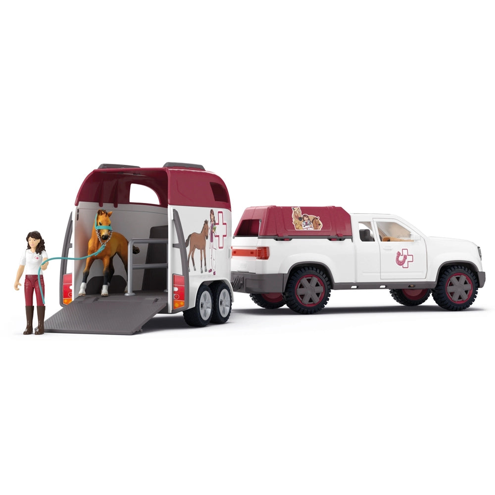 Schleich Horse Club 42704 Mobile Vet With Trailer