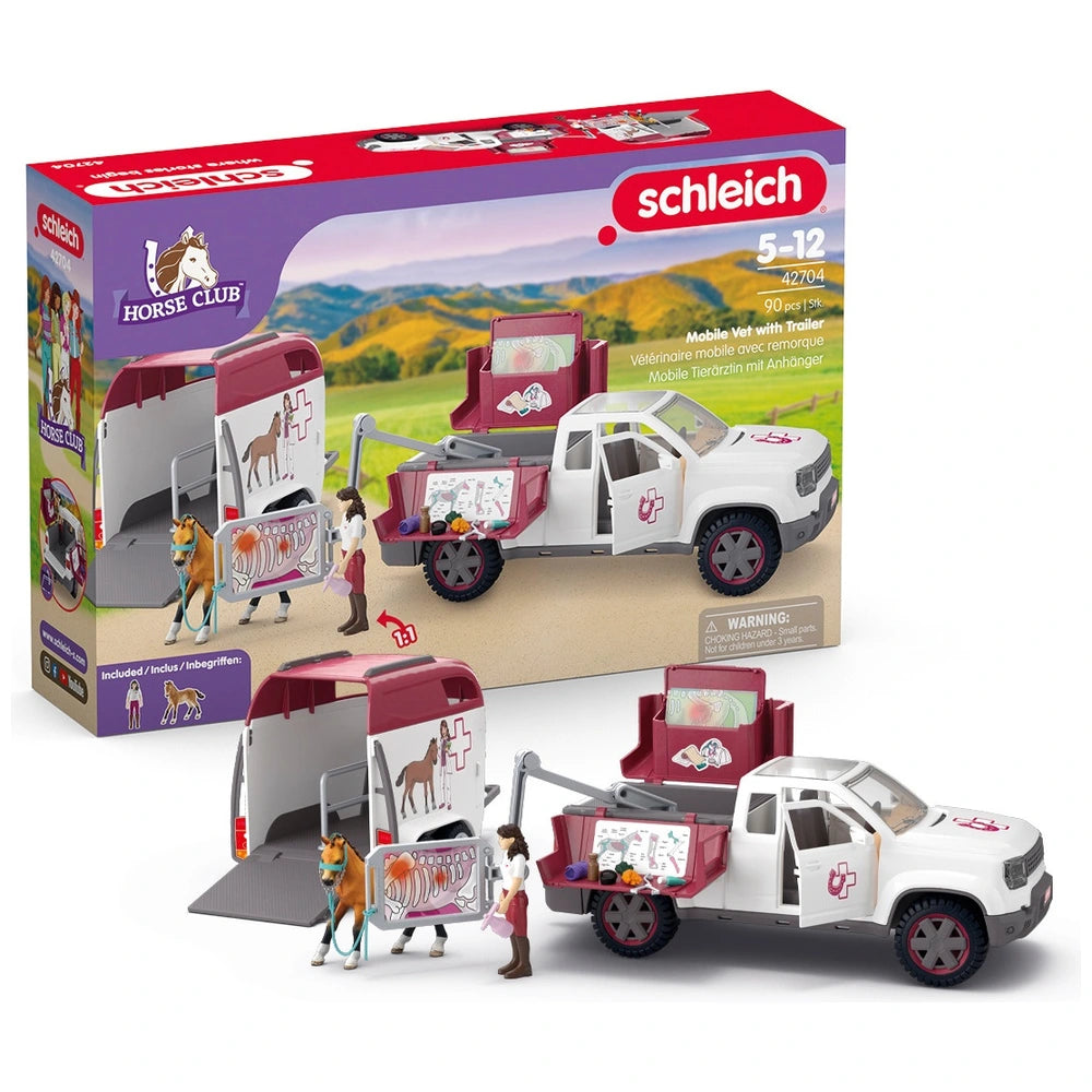 Schleich Horse Club 42704 Mobile Vet With Trailer
