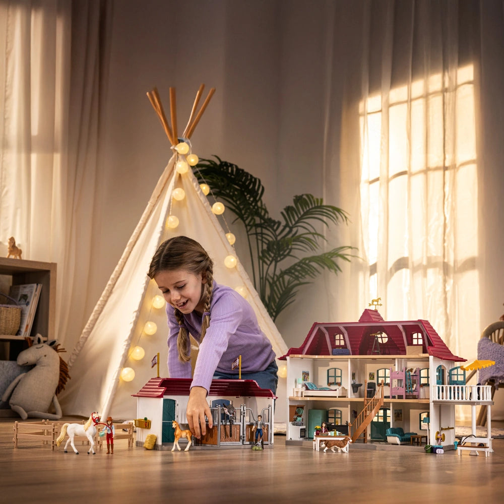 Schleich Horse Club 42706 Lakeside Country House And Stable