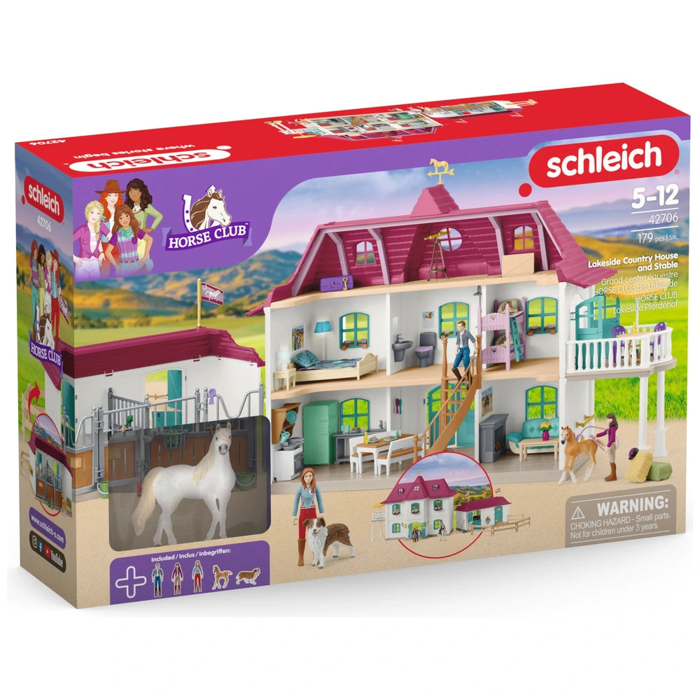 Schleich Horse Club 42706 Lakeside Country House And Stable