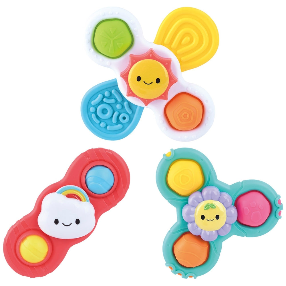 Little Discoveries By Bezou Suction Spinner Trio