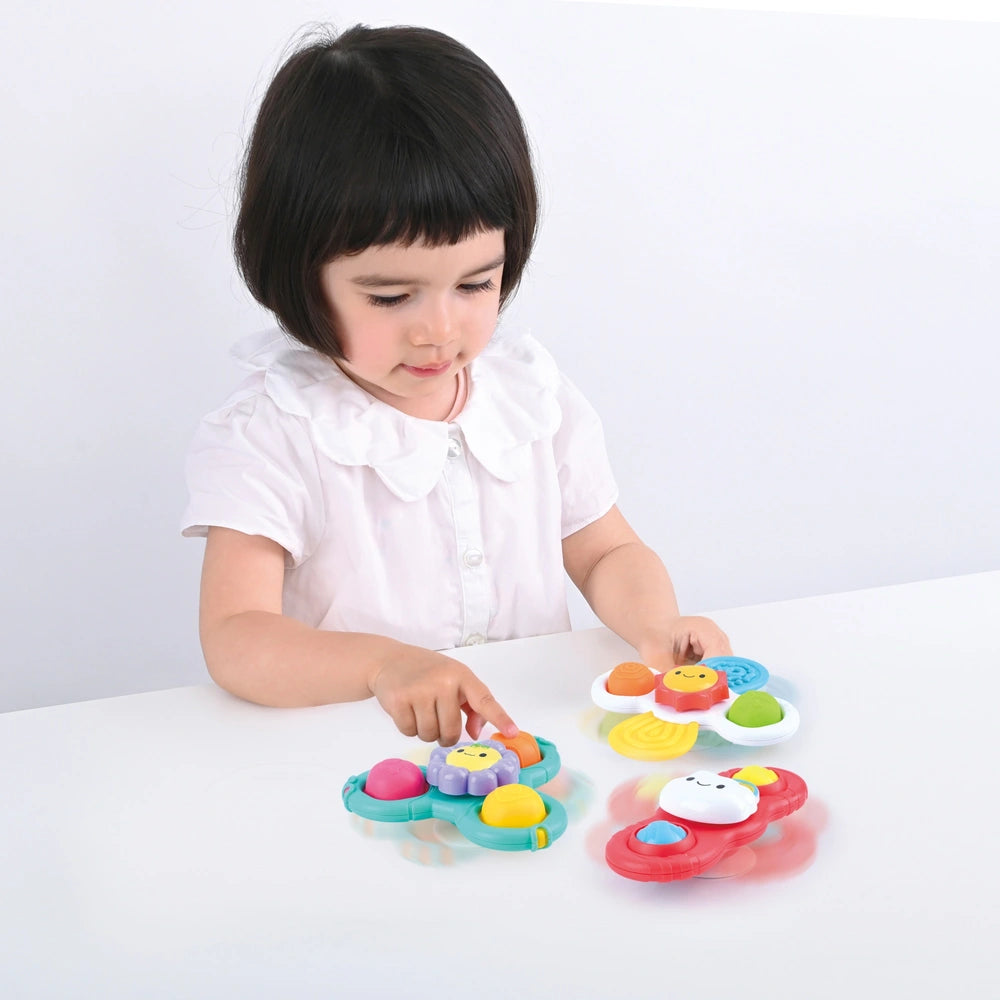 Little Discoveries By Bezou Suction Spinner Trio