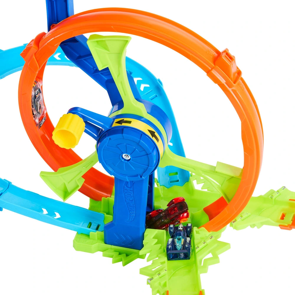 Hot Wheels Stunt Track Rapid Launch & Loop Playset