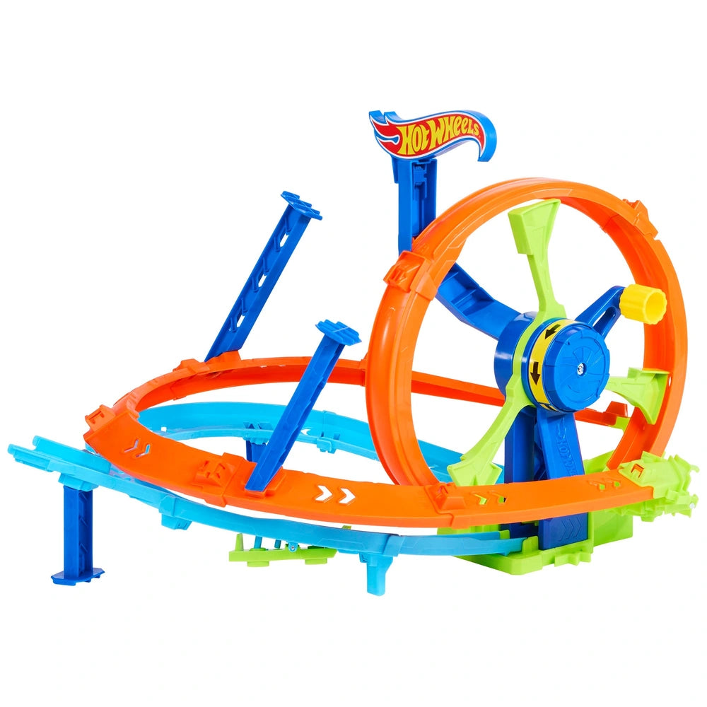 Hot Wheels Stunt Track Rapid Launch & Loop Playset