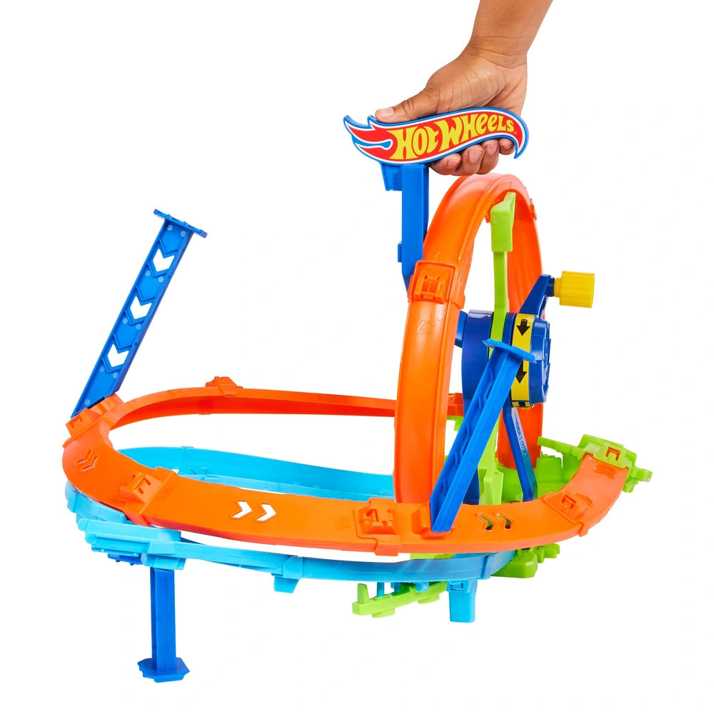 Hot Wheels Stunt Track Rapid Launch & Loop Playset