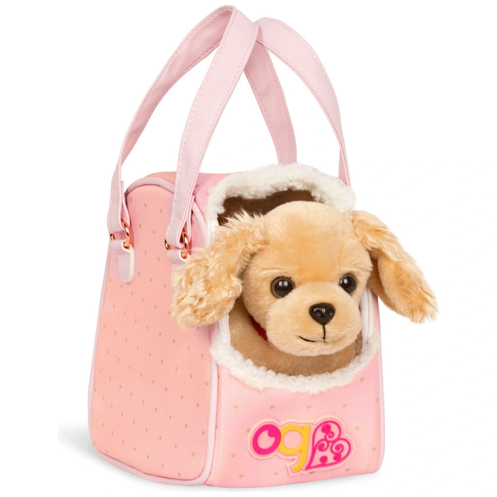 Our Generation Hop In Dog Carrier Set