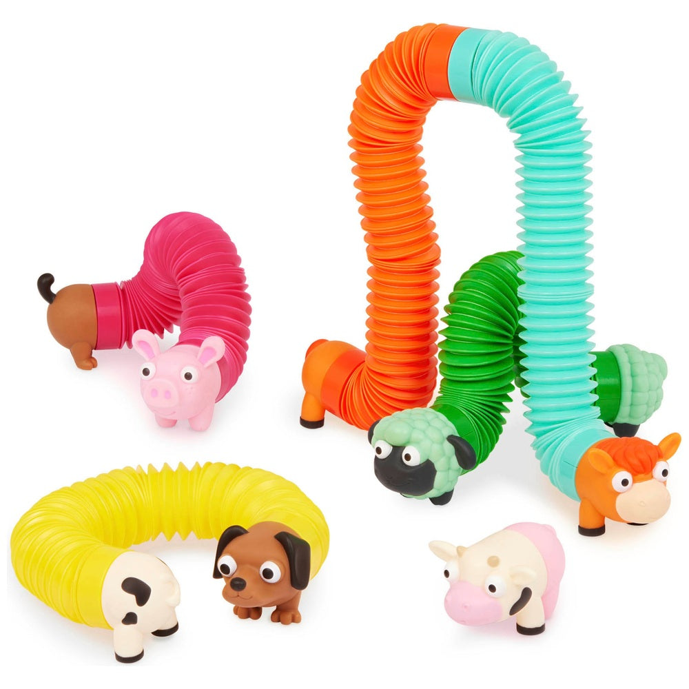 Battat Li'l Barn Buddies Mix And Match Sensory Farm Animals