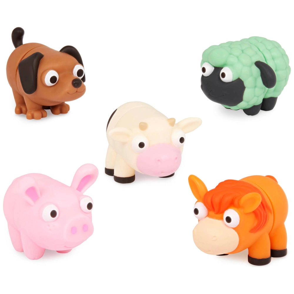 Battat Li'l Barn Buddies Mix And Match Sensory Farm Animals