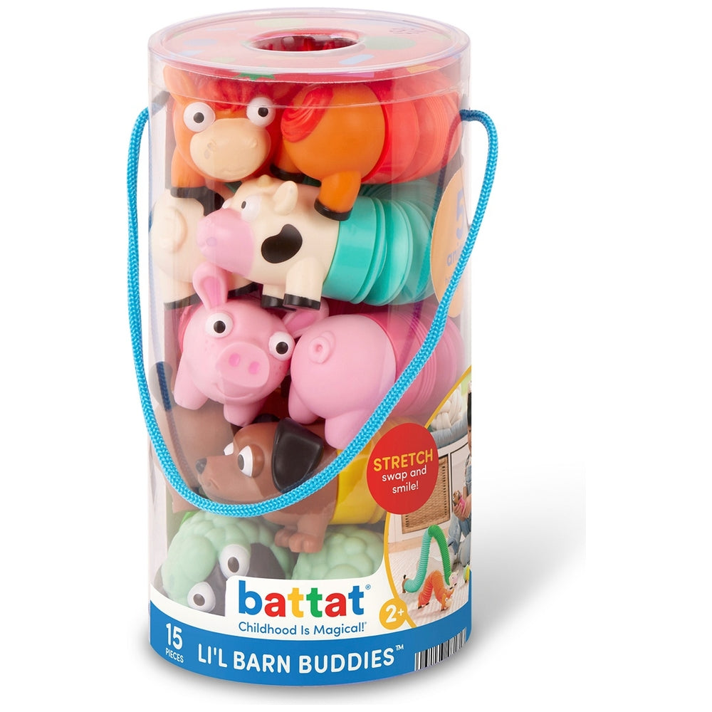 Battat Li'l Barn Buddies Mix And Match Sensory Farm Animals
