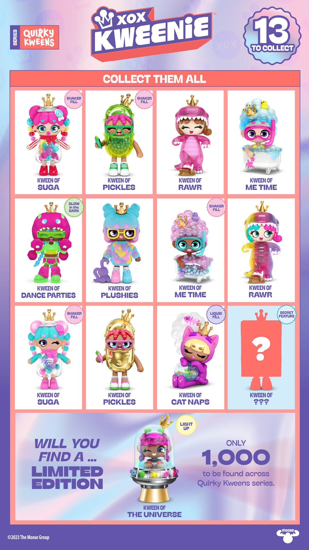 Xox Kweenie Mystery Single Pack - Quirky Kweens