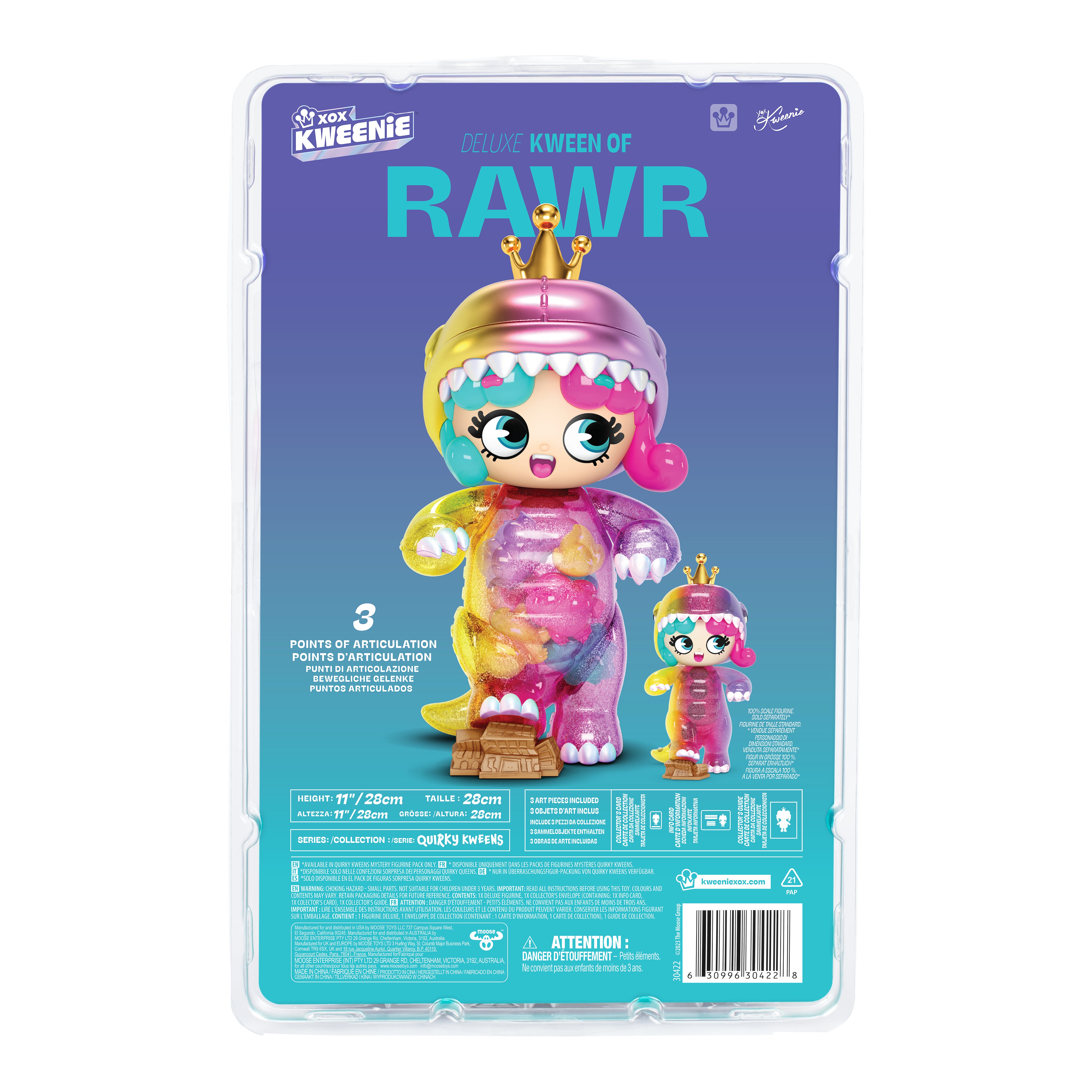 Xox Kweenie Deluxe Figurine- Kween Of Rawr
