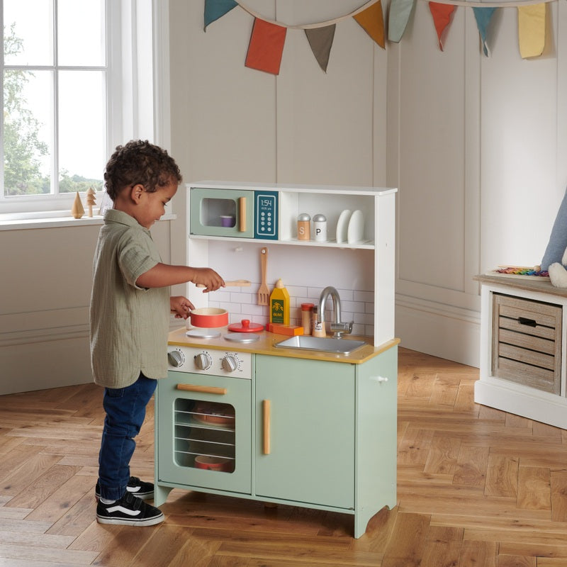 Kitchen Corner Wooden Play Kitchen