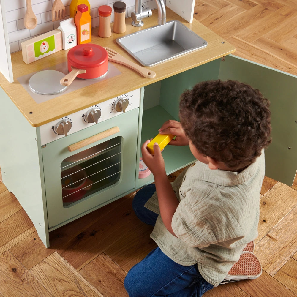 Kitchen Corner Wooden Play Kitchen