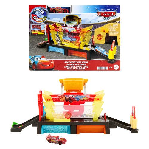 Disney Cars Colour-Changing Race Ready Car Wash Playset