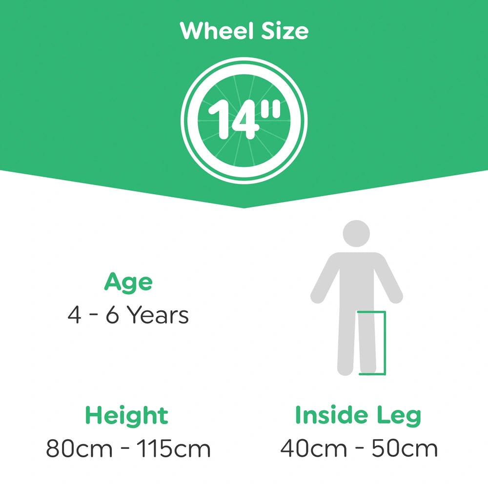 Batman Children's Bicycle - 14 Inch - Black