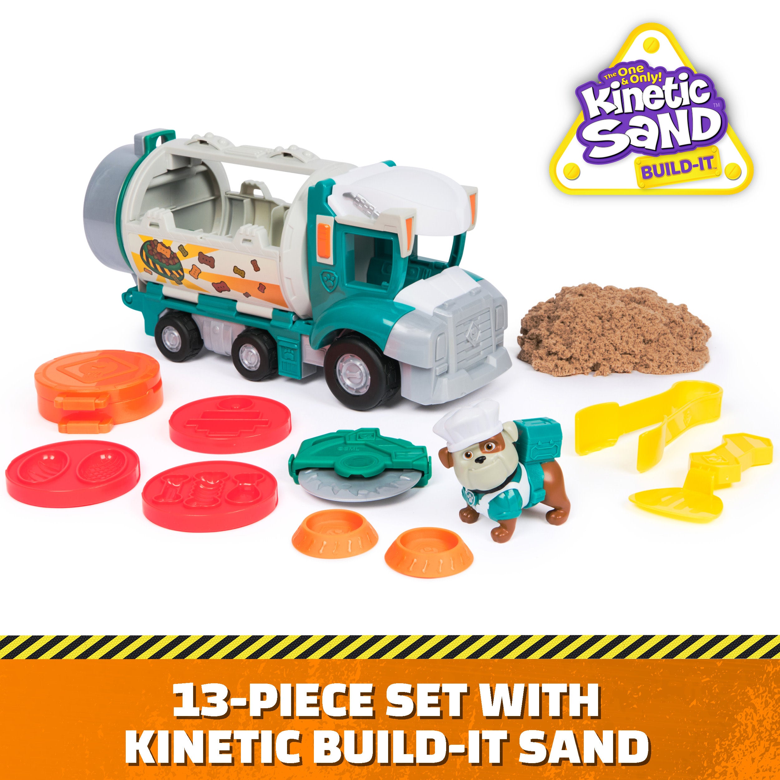 Rubble And Crew, Growlin’ Grub Food Truck Kinetic Sand Playset