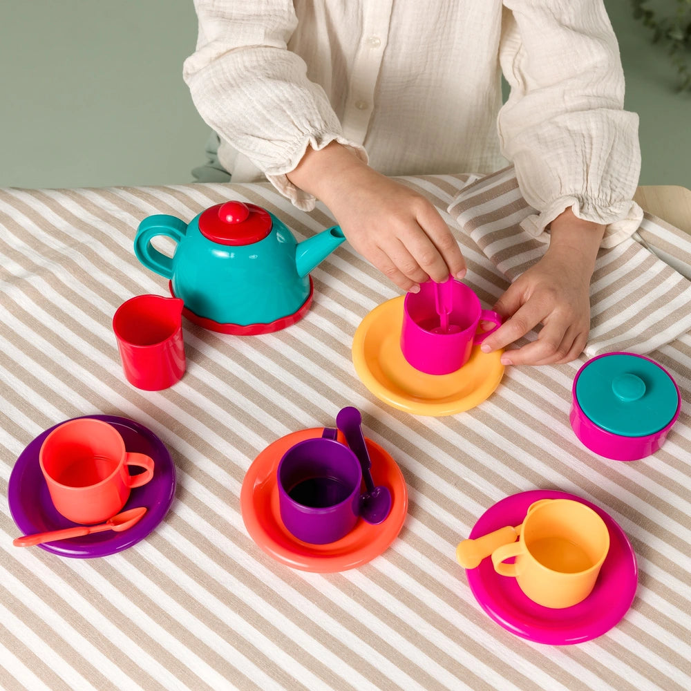 Tea Party 16-Piece Play Tea Set For Four