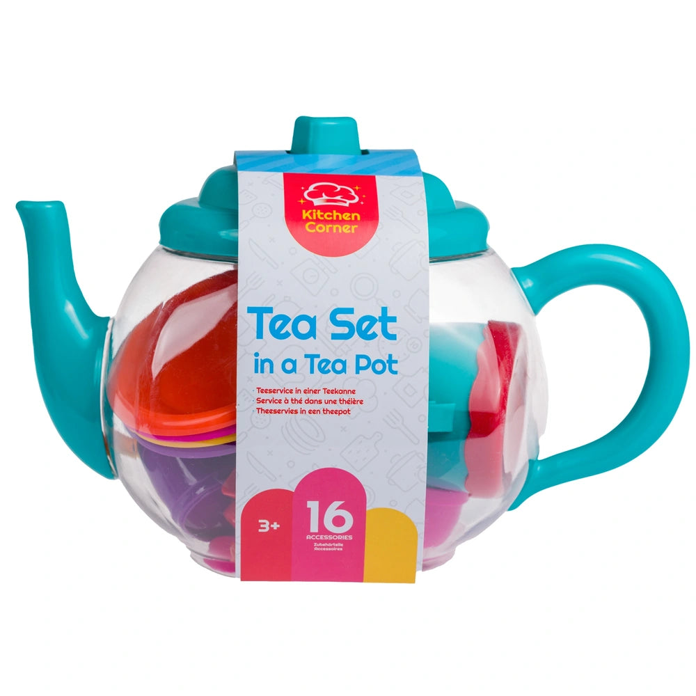 Tea Party 16-Piece Play Tea Set For Four