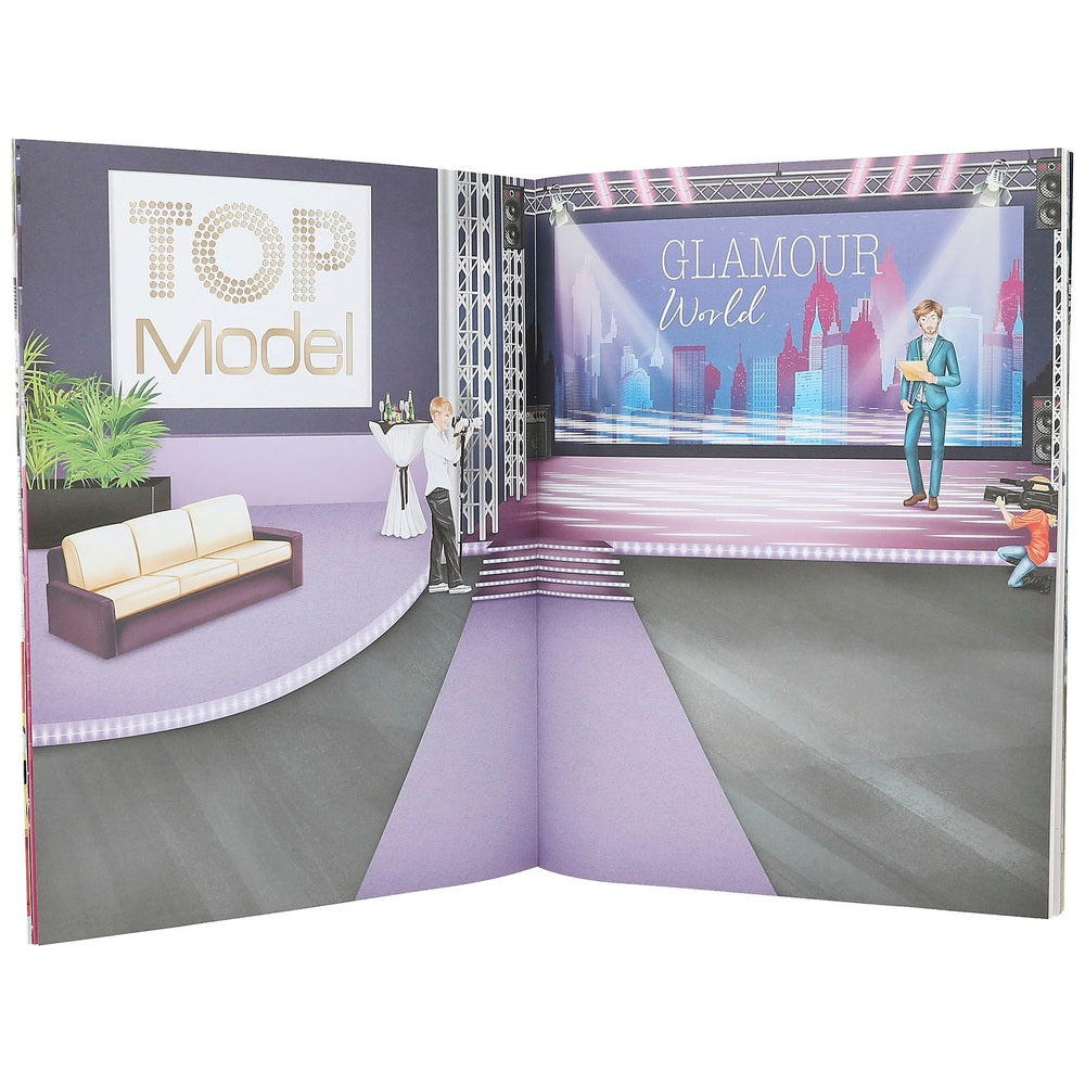 Topmodel Glamour Stickerworld Sticker Book