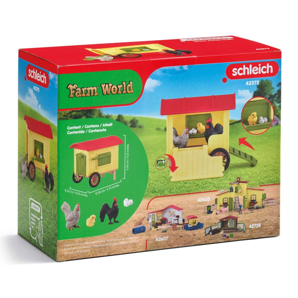 Schleich Farm World 42572 Mobile Chicken Coop
