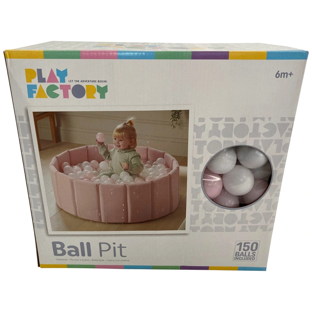 Play Factory Foam Ball Pit With 150 Balls Pink