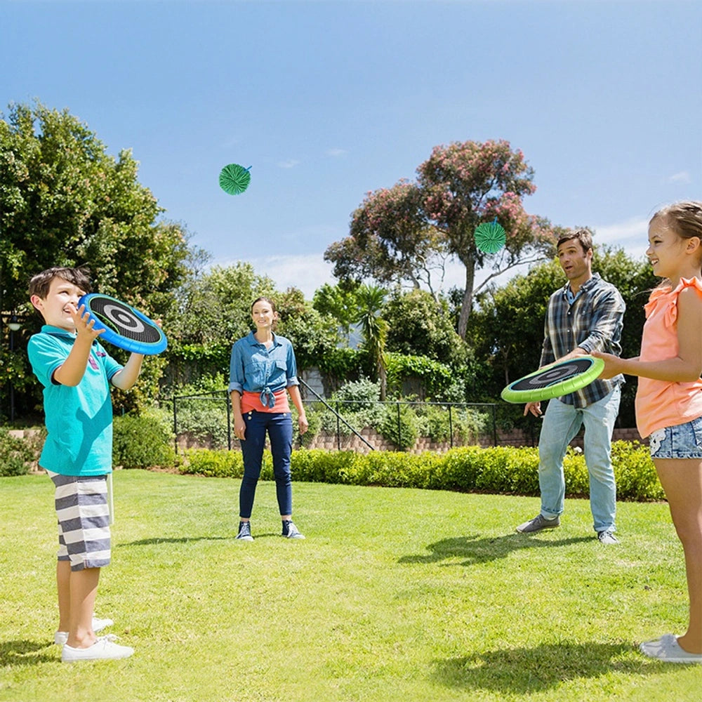 Trampoline Paddle Disc Game
