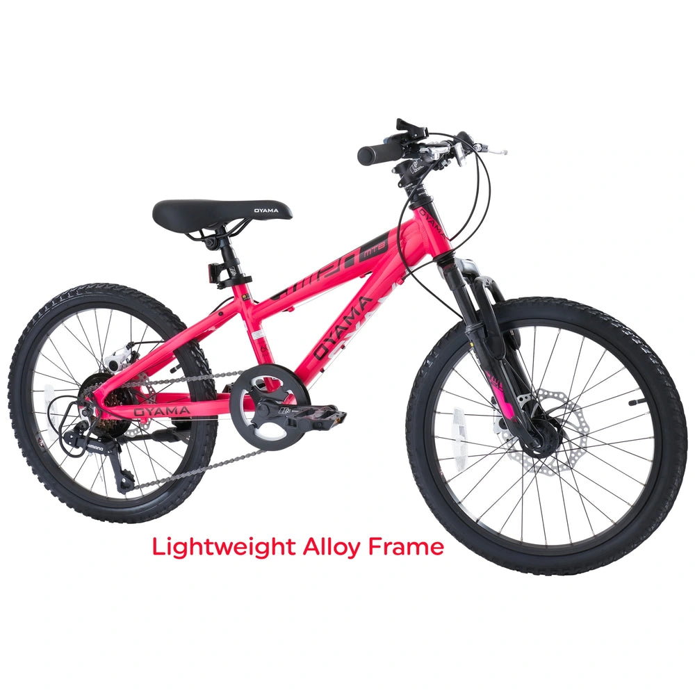 24 Inch Oyama Jm24 Alloy Mountain Bike Pink