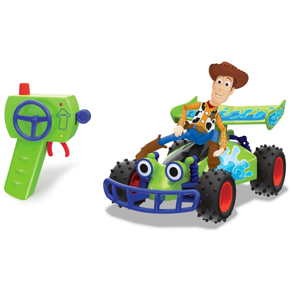 Disney Toy Story Remote Control Turbo Buggy With Woody 1:24 Scale