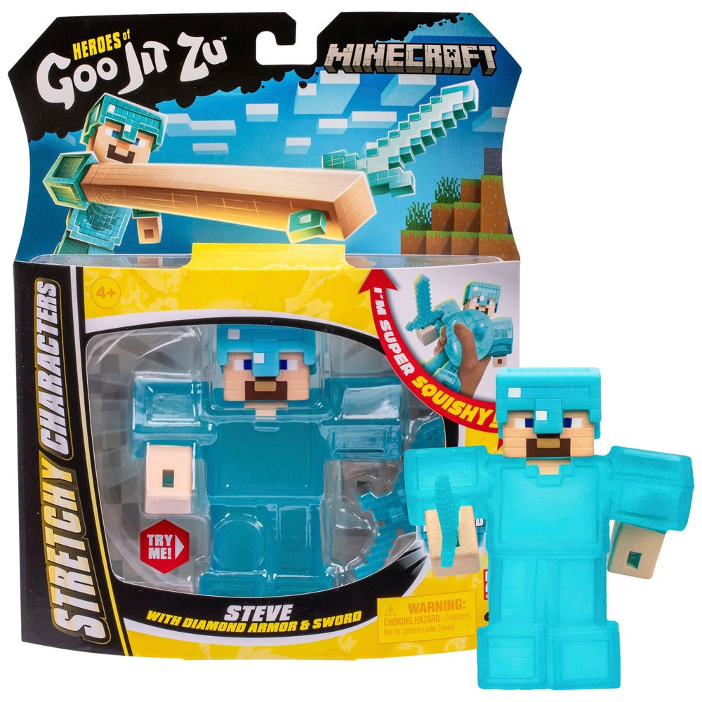 Heroes Of Goo Jit Zu Minecraft Steve With Armour And Sword