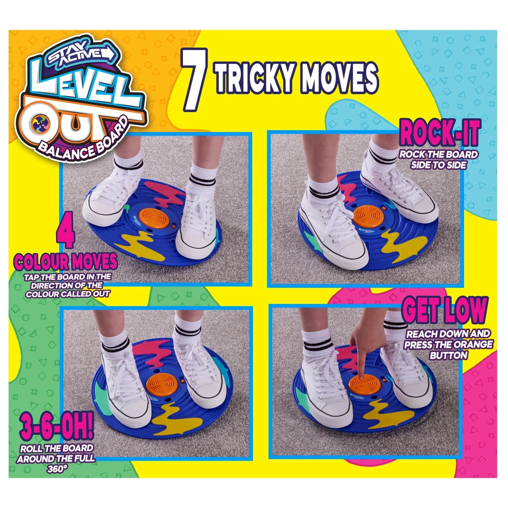 Stay Active Level Out Balance Board Electronic Game