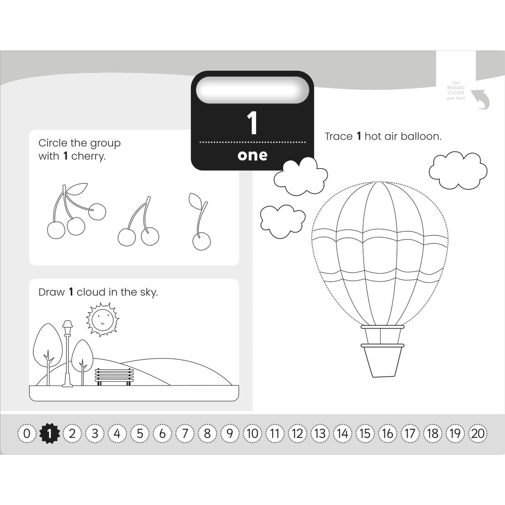 Jr. Explorers My Big Counting Pad Book