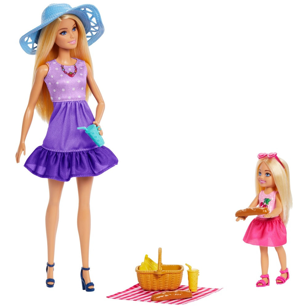 Barbie Malibu And Chelsea Doll Family & Friend 2 Pack