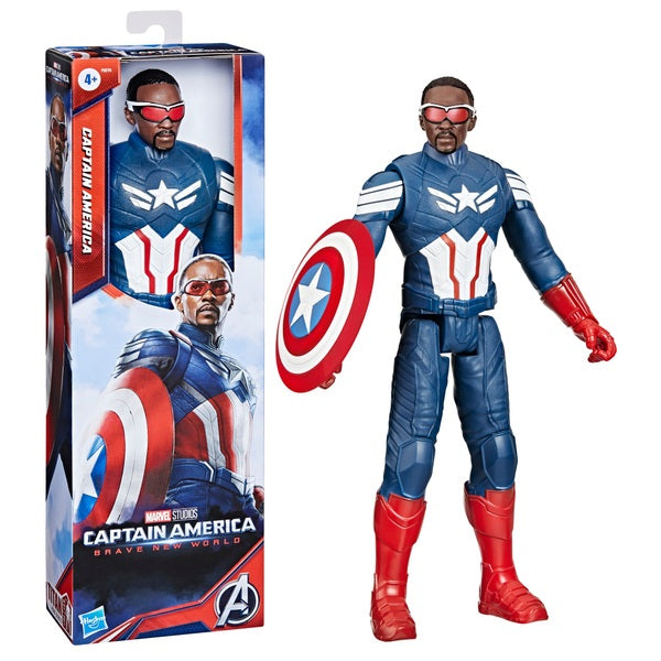 Marvel Captain America: Brave New World Titan Hero Series Action Figure Captain America 30Cm