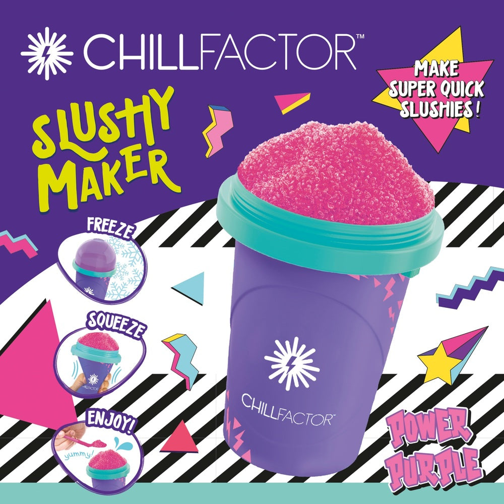 Chillfactor Colour Shock Slushy Maker Power Purple