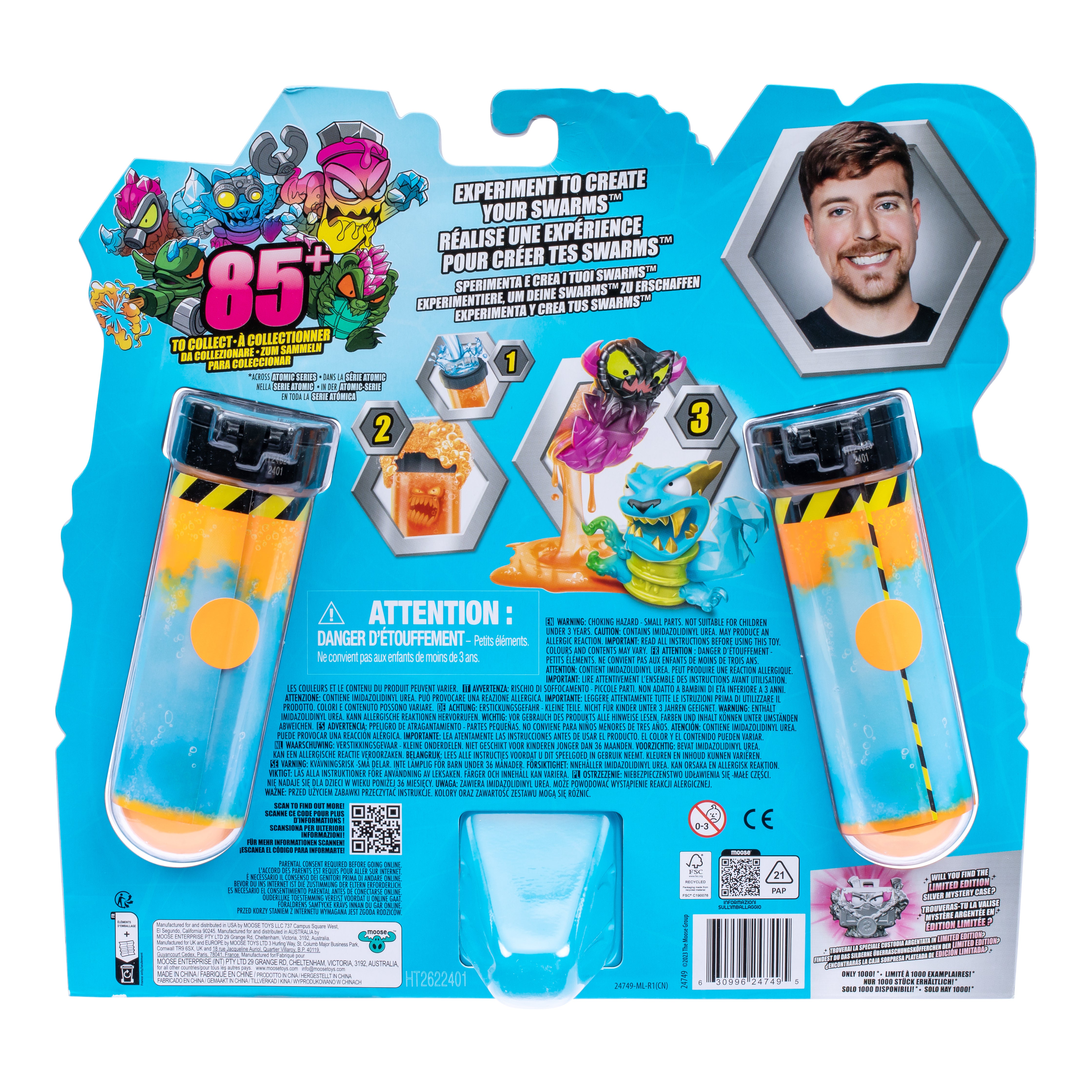Mrbeast Lab Swarms Atomic Series Mega Lab 12 Pack Assortment