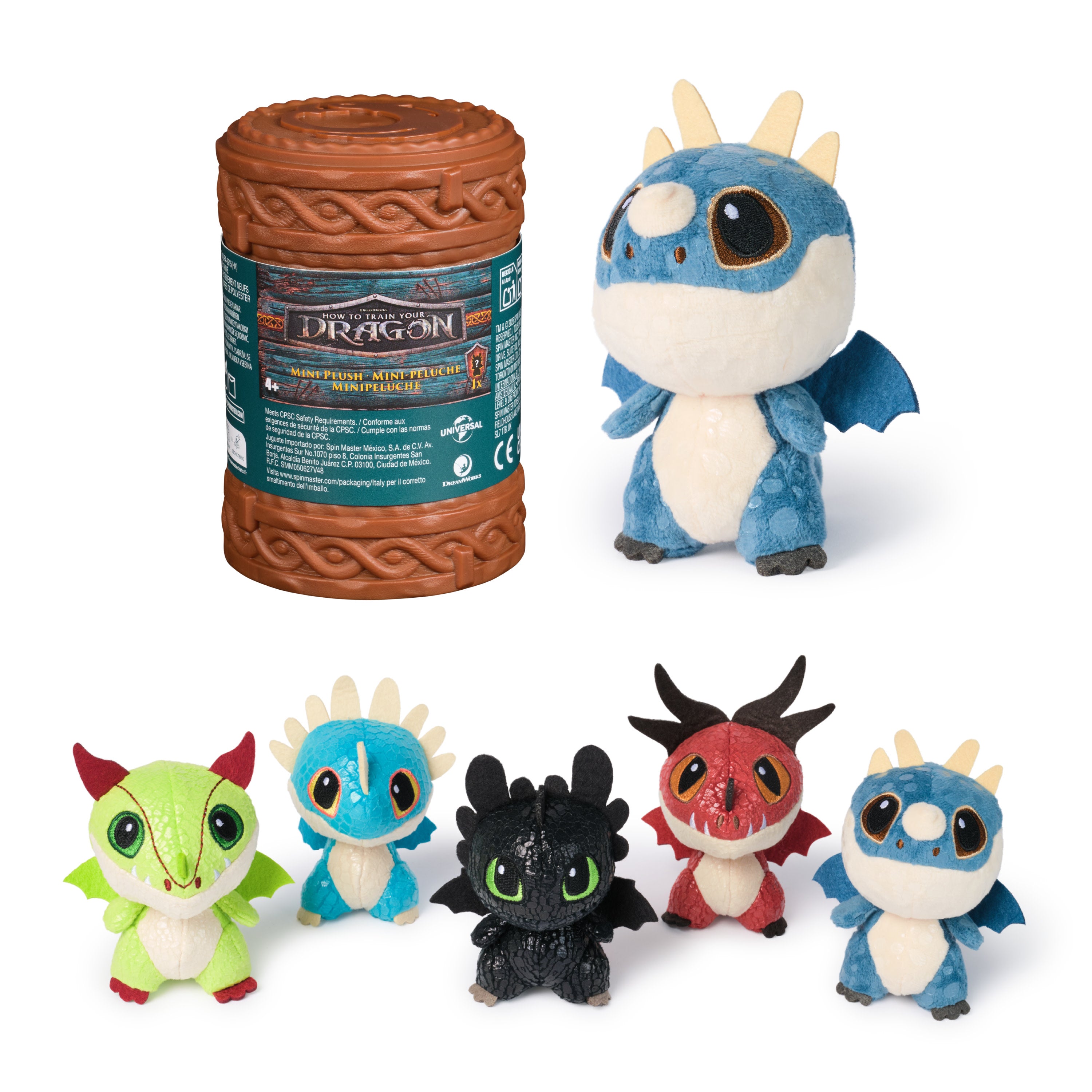 Dreamworks How To Train Your Dragon Mini Plush Dragon Assortment