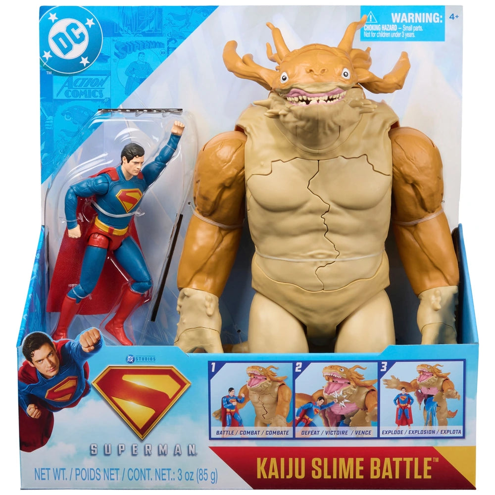 Dc Studios Superman Set Kaiju Slime Battle