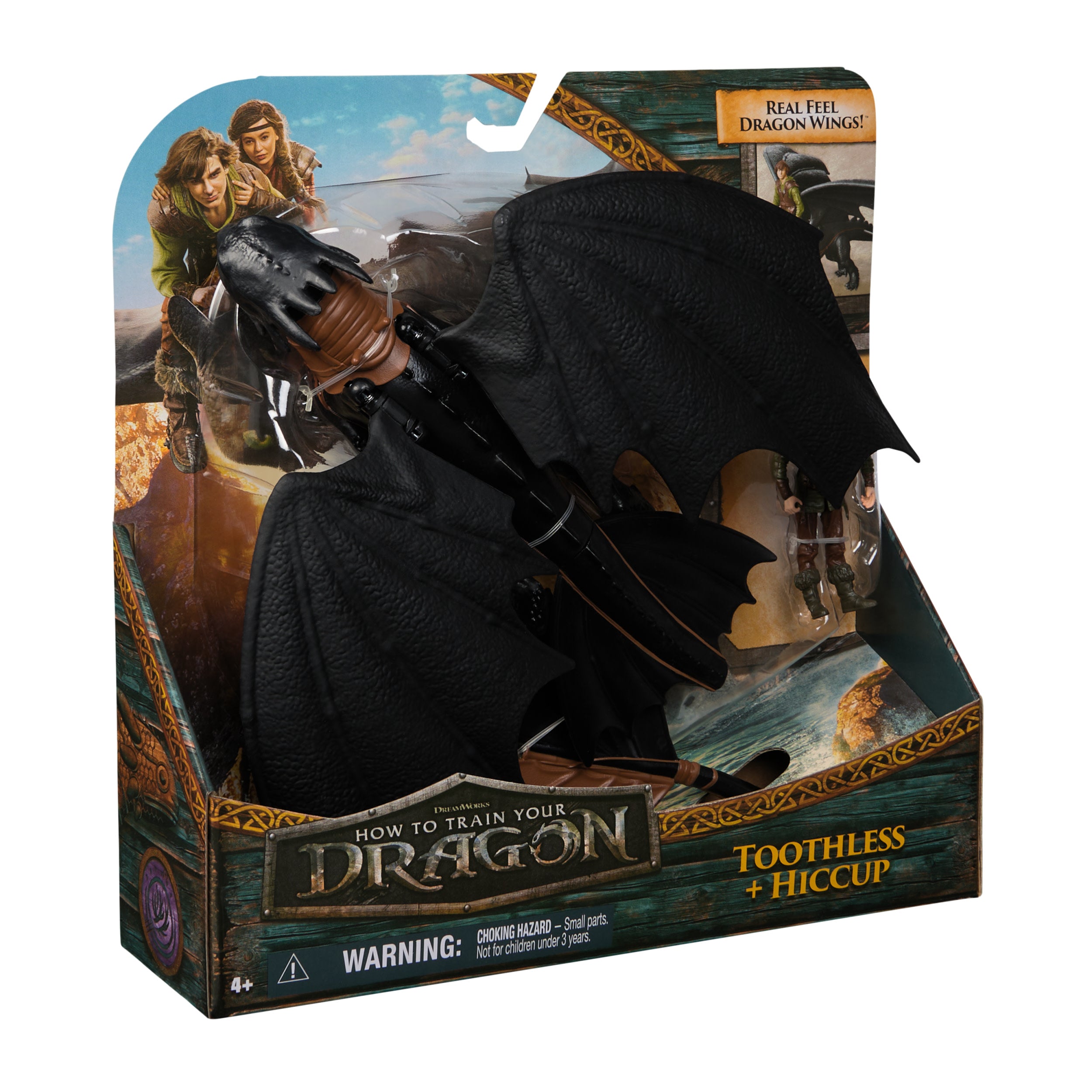Dreamworks How To Train Your Dragon Action Figures Toothless & Hiccup 2 Pack