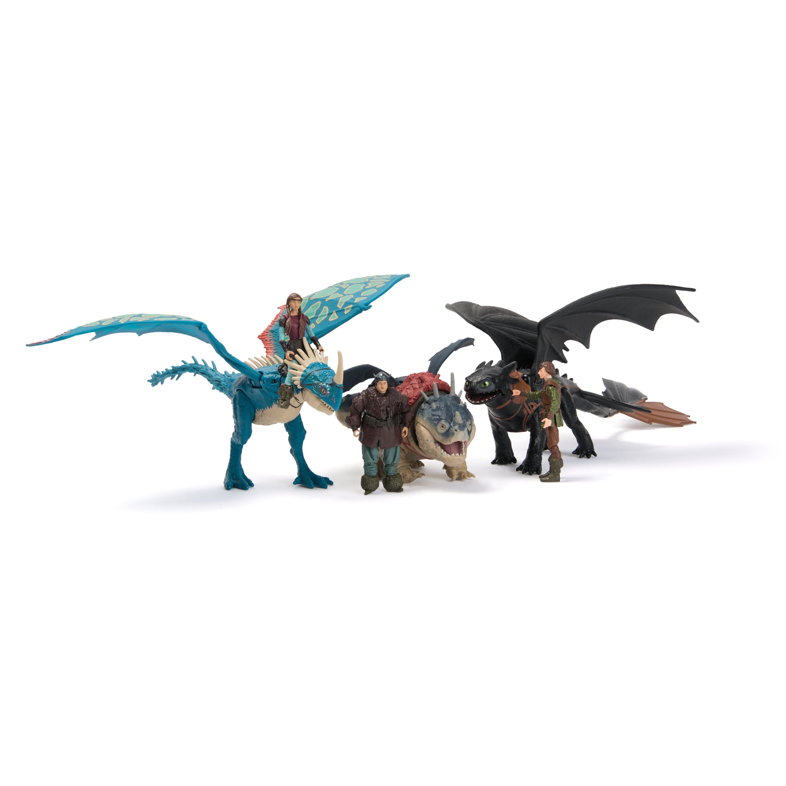 Dreamworks How To Train Your Dragon Action Figures Toothless & Hiccup 2 Pack