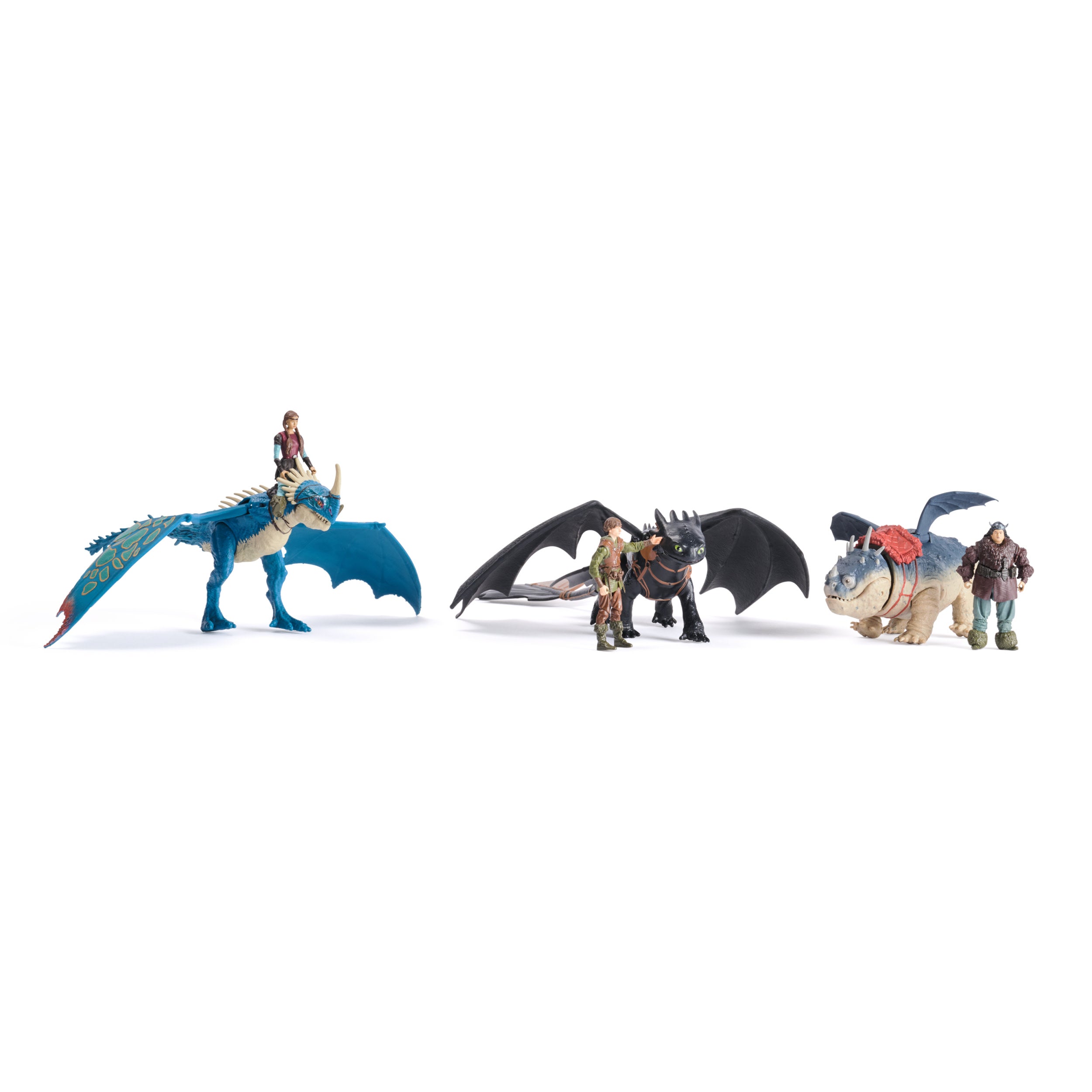 Dreamworks How To Train Your Dragon Action Figures Toothless & Hiccup 2 Pack