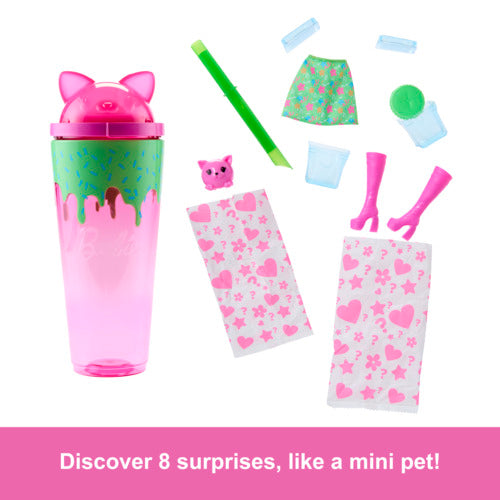 Barbie Pop Reveal Shake Series Cute Kitten Doll