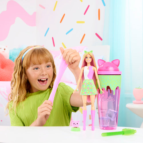 Barbie Pop Reveal Shake Series Cute Kitten Doll