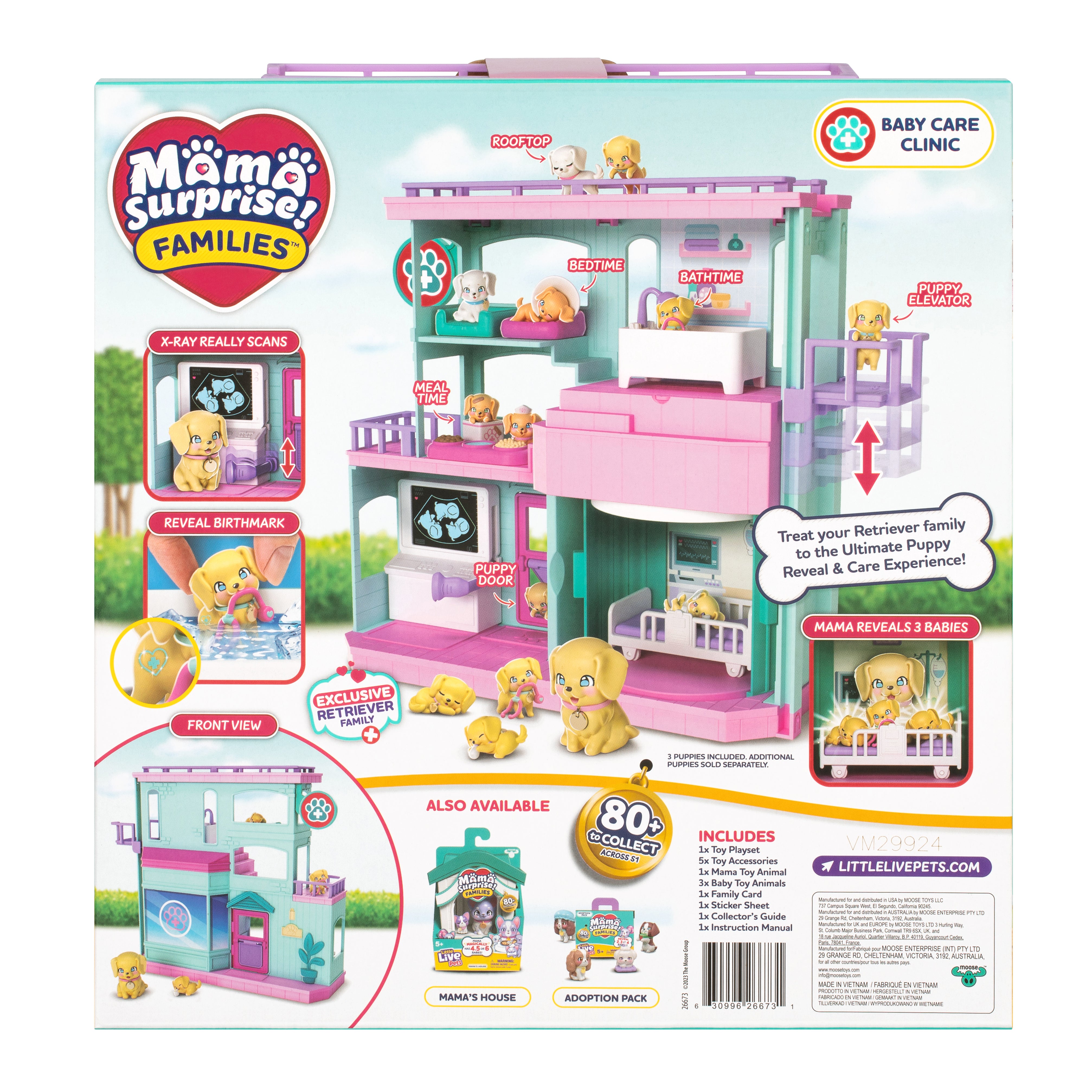 Little Live Pets Mama Surprise Families Baby Care Clinic