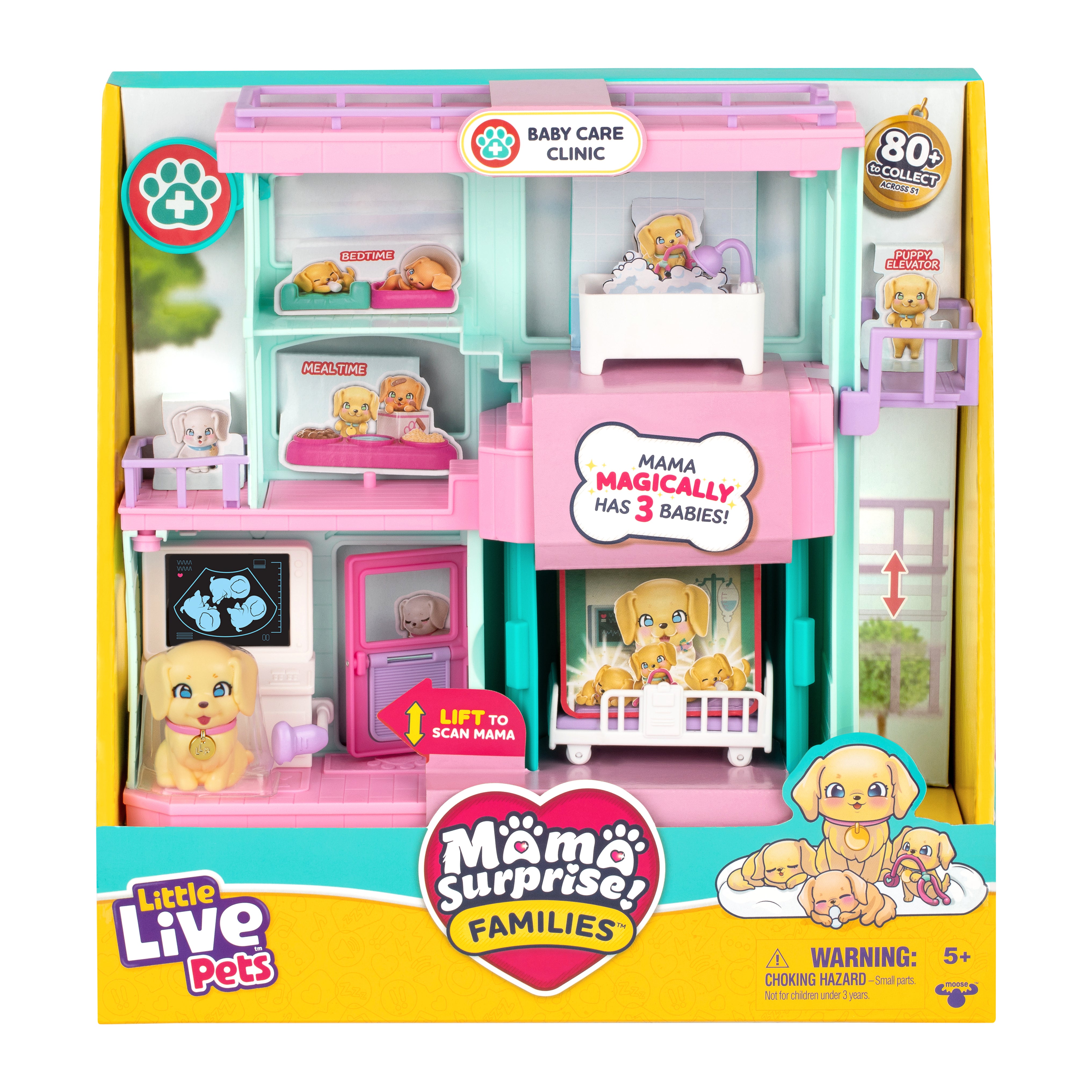 Little Live Pets Mama Surprise Families Baby Care Clinic