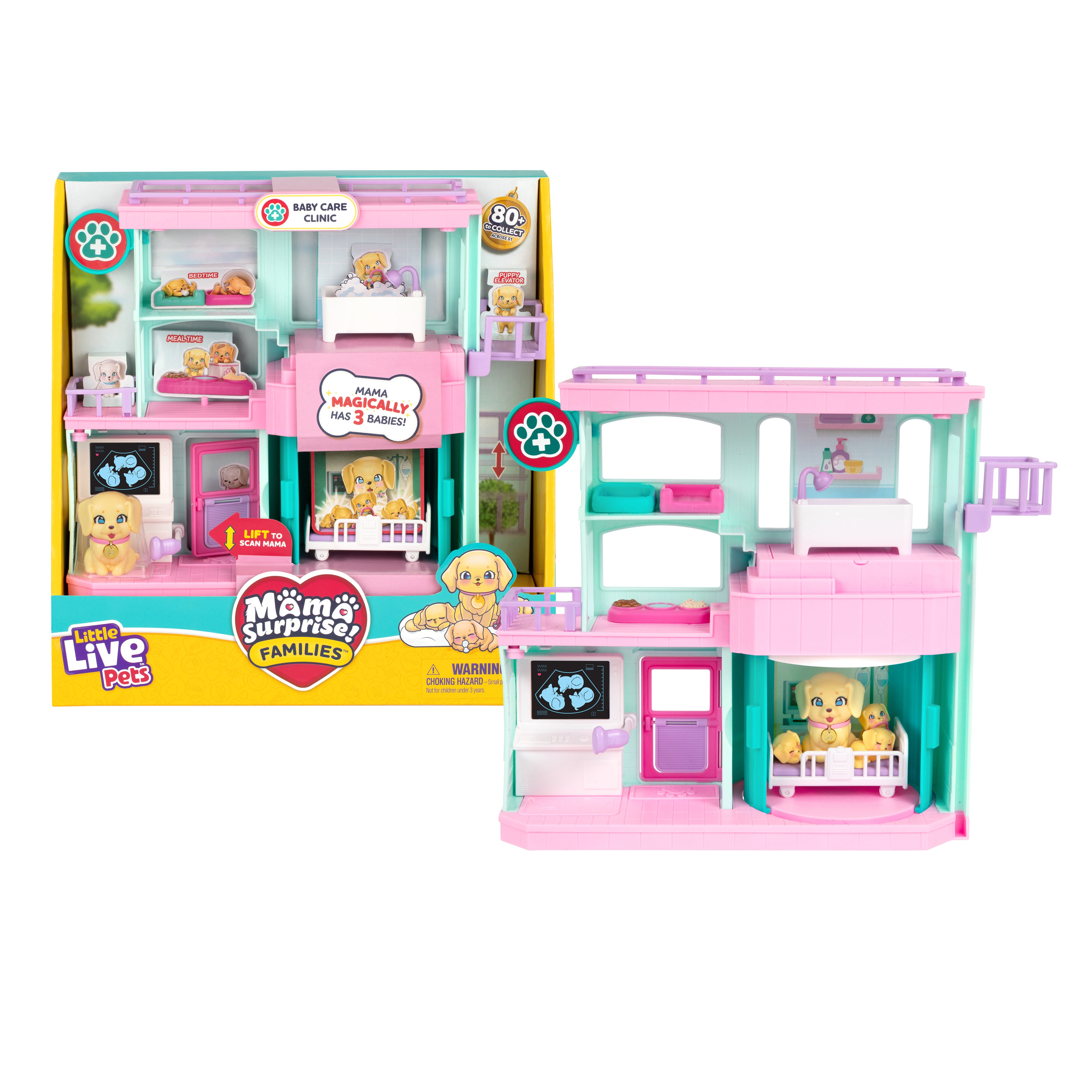 Little Live Pets Mama Surprise Families Baby Care Clinic